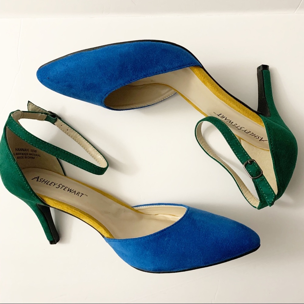 Ashley Stewart multicolored heels